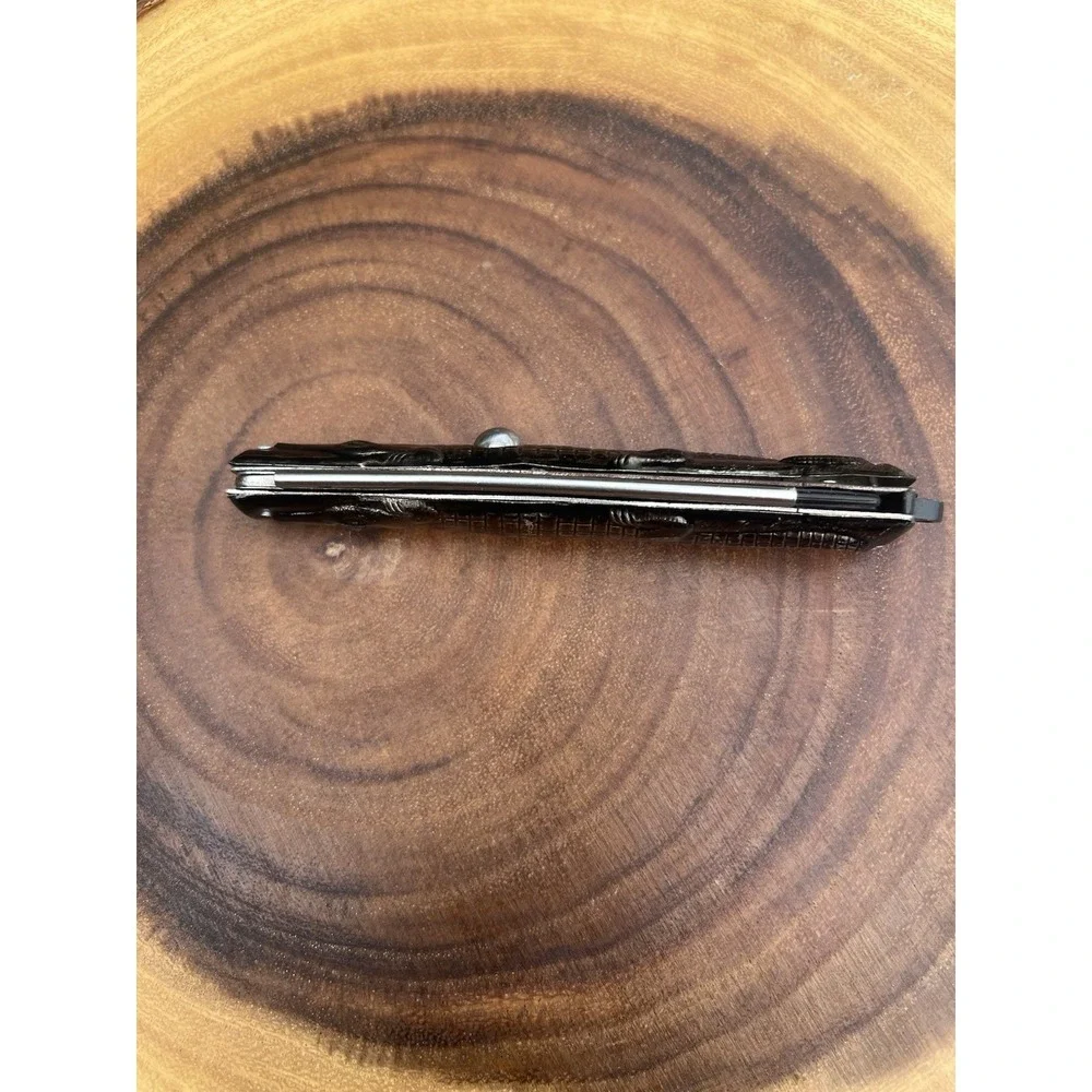Vintage Folding Alligator Crocodile Pocket Comb 5